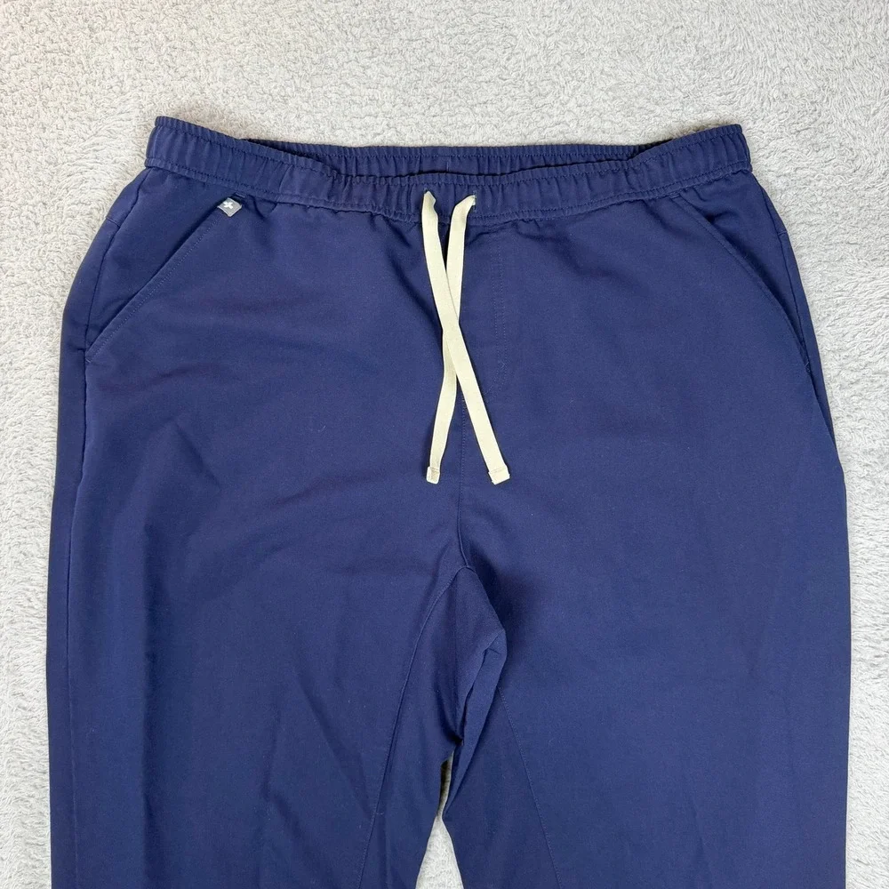 FIGS Technical Collection Mens XXL Navy Blue Scrub Jogger Pants Drawstring